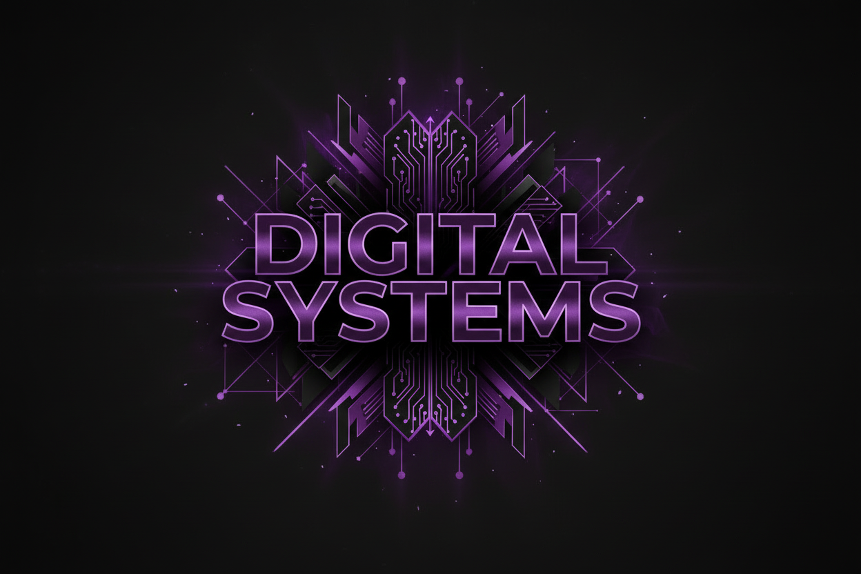 Digital Systems collection banner - MentalWarfare premium athletic apparel and digital products with dark luxury aesthetic and purple accents.