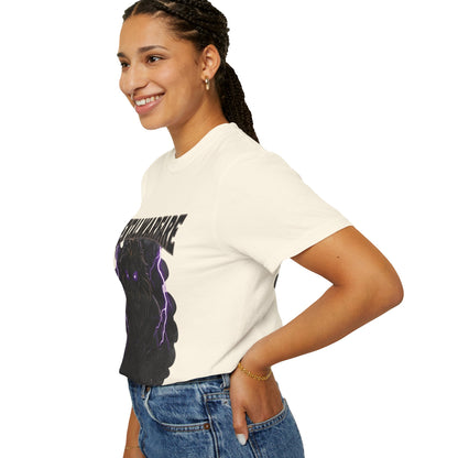 Mental Warfare T-Shirt — Lion Graphic with “The Battlefield Is In Your Mind. Conquer It.” Back