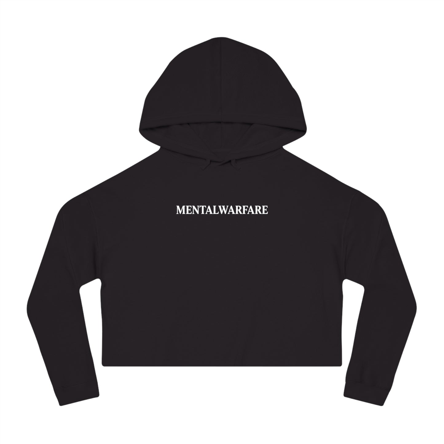 Girly But Gritty Cropped Hoodie â€” Womenâ€™s Cropped Hooded Sweatshirt
