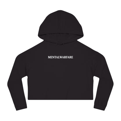 Girly But Gritty Cropped Hoodie â€” Womenâ€™s Cropped Hooded Sweatshirt