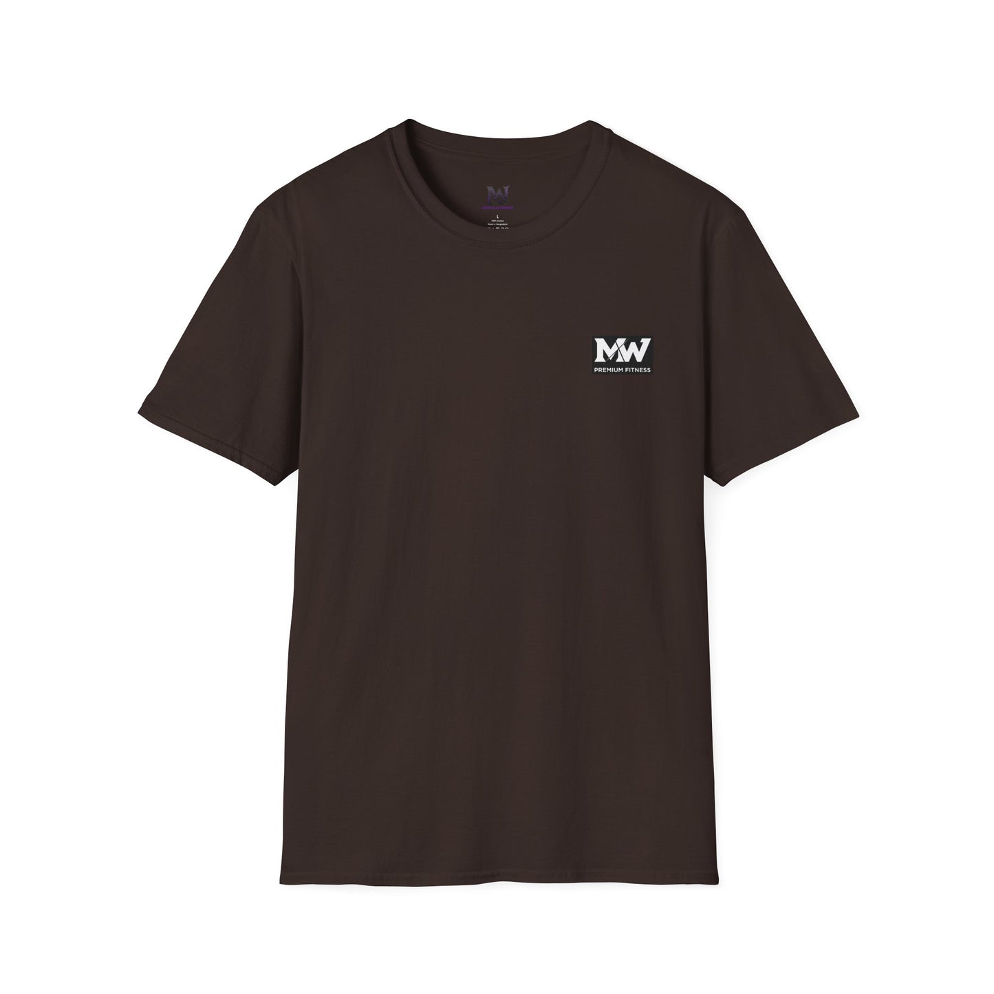 MW Minimal Logo T-Shirt — Small Chest Patch Graphic Tee