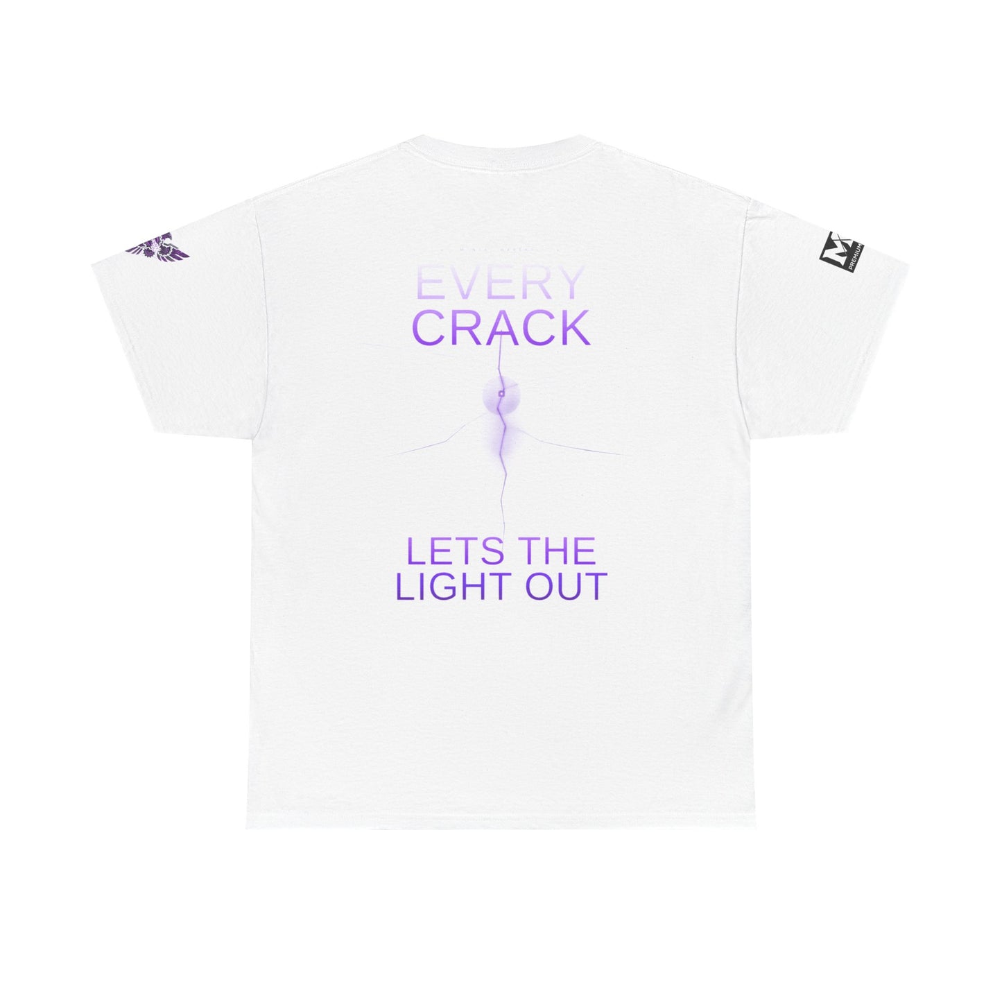 Discipline Equals Freedom Panther Tee — "Every Crack Lets the Light Out" Motivational Graphic T-Shirt