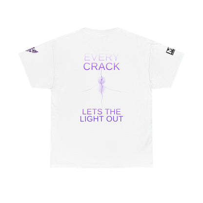 Discipline Equals Freedom Panther Tee — "Every Crack Lets the Light Out" Motivational Graphic T-Shirt