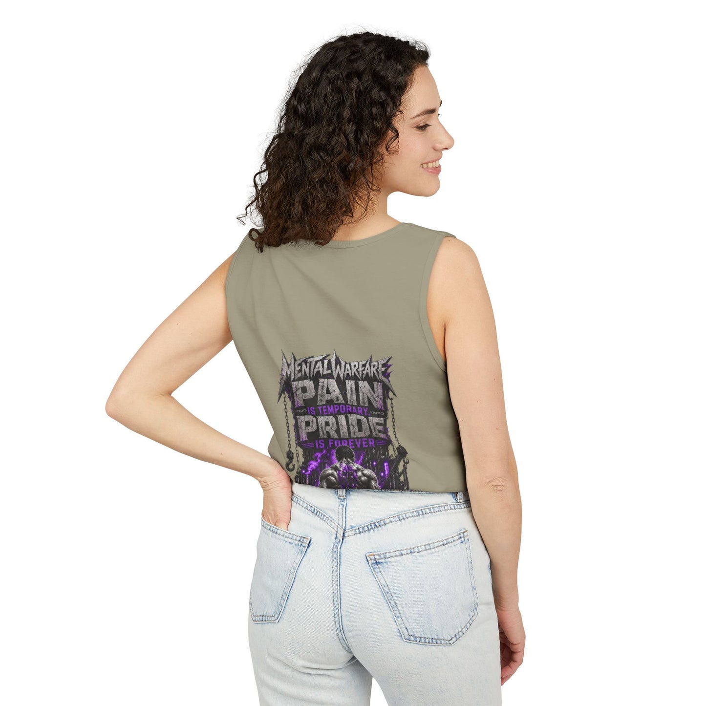 Mental Warfare Graphic Tank Top — "Pain Is Temporary, Pride Is Forever" Athletic Muscle Tee