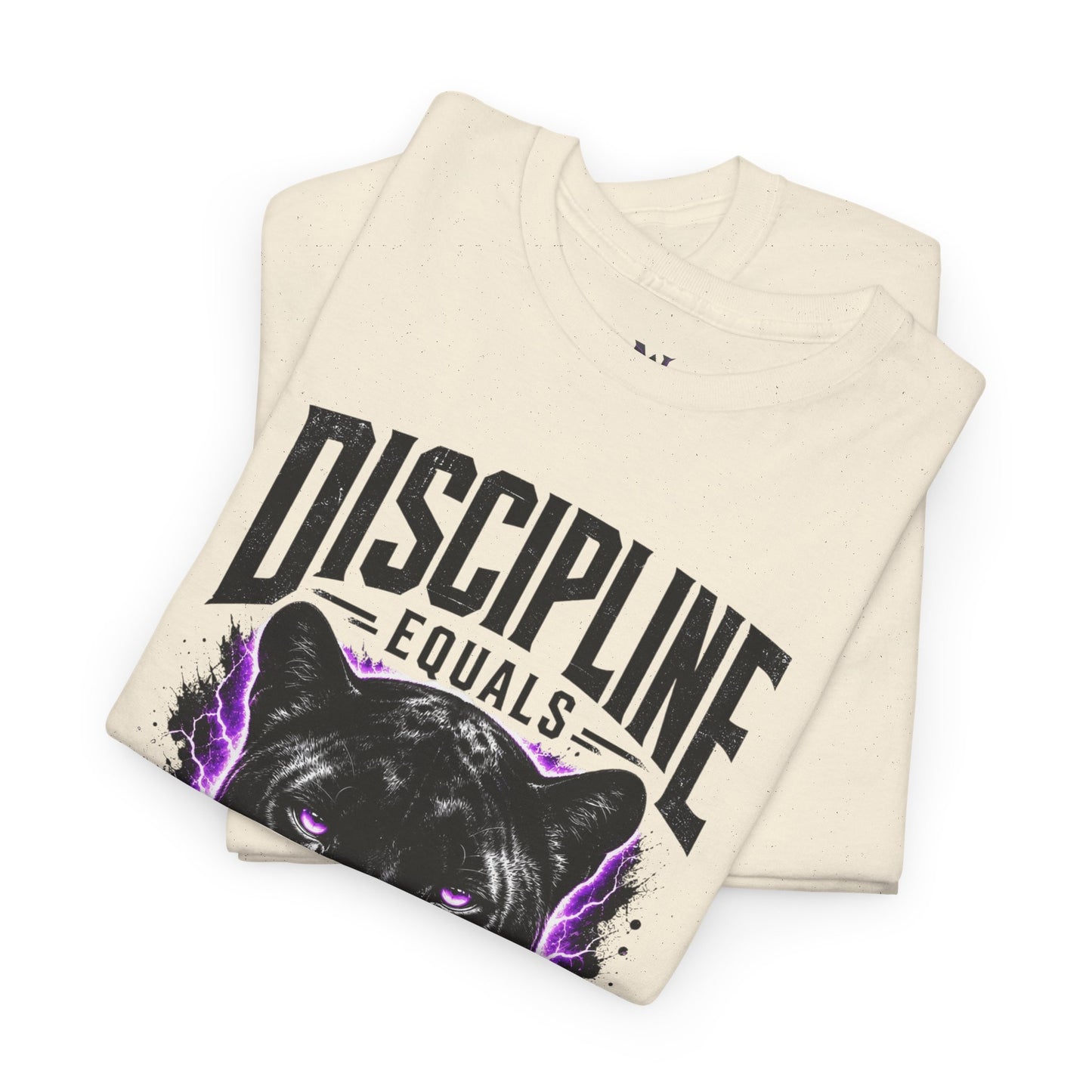 Discipline Equals Freedom Panther Tee — "Every Crack Lets the Light Out" Motivational Graphic T-Shirt