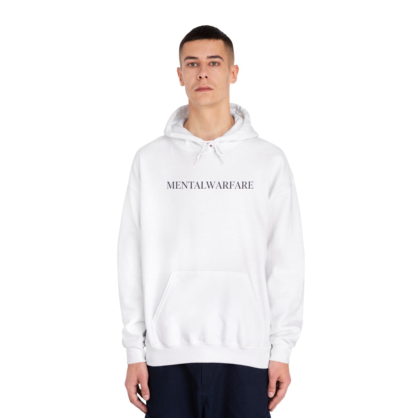 Mental Warfare Hoodie â€” "MENTALWARFARE" Front & MW Premium Fitness Back