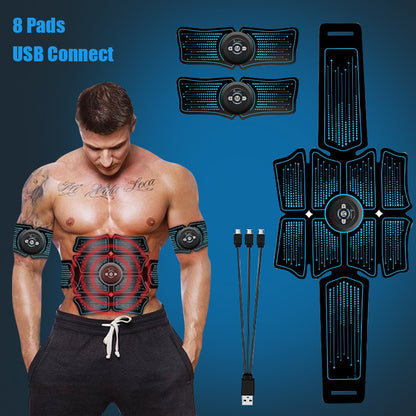 EMS Muscle Stimulator Pads â€” Electric Muscle Stimulation for Abs, Arms & Core Training