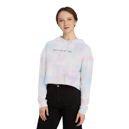 Girly But Gritty Cropped Hoodie â€” Womenâ€™s Cropped Hooded Sweatshirt