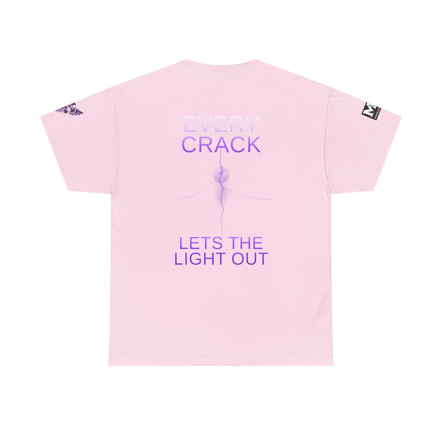 Discipline Equals Freedom Panther Tee — "Every Crack Lets the Light Out" Motivational Graphic T-Shirt