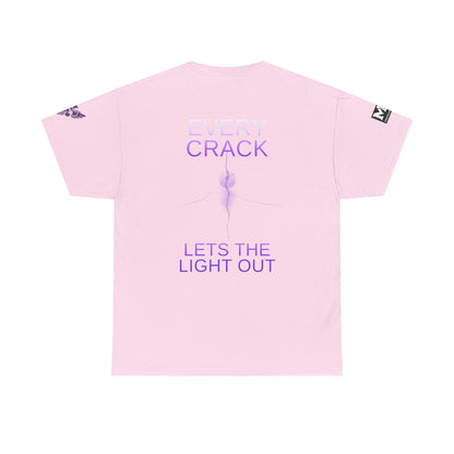 Discipline Equals Freedom Panther Tee — "Every Crack Lets the Light Out" Motivational Graphic T-Shirt