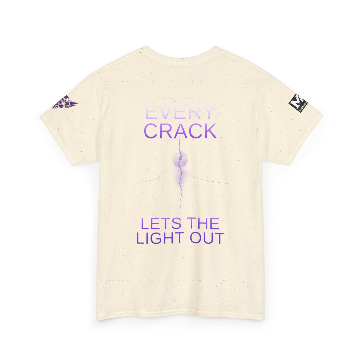 Discipline Equals Freedom Panther Tee — "Every Crack Lets the Light Out" Motivational Graphic T-Shirt