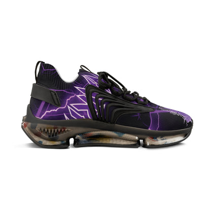 MentalWarfare Men’s Runners — Signature Purple Lightning Graphic Design