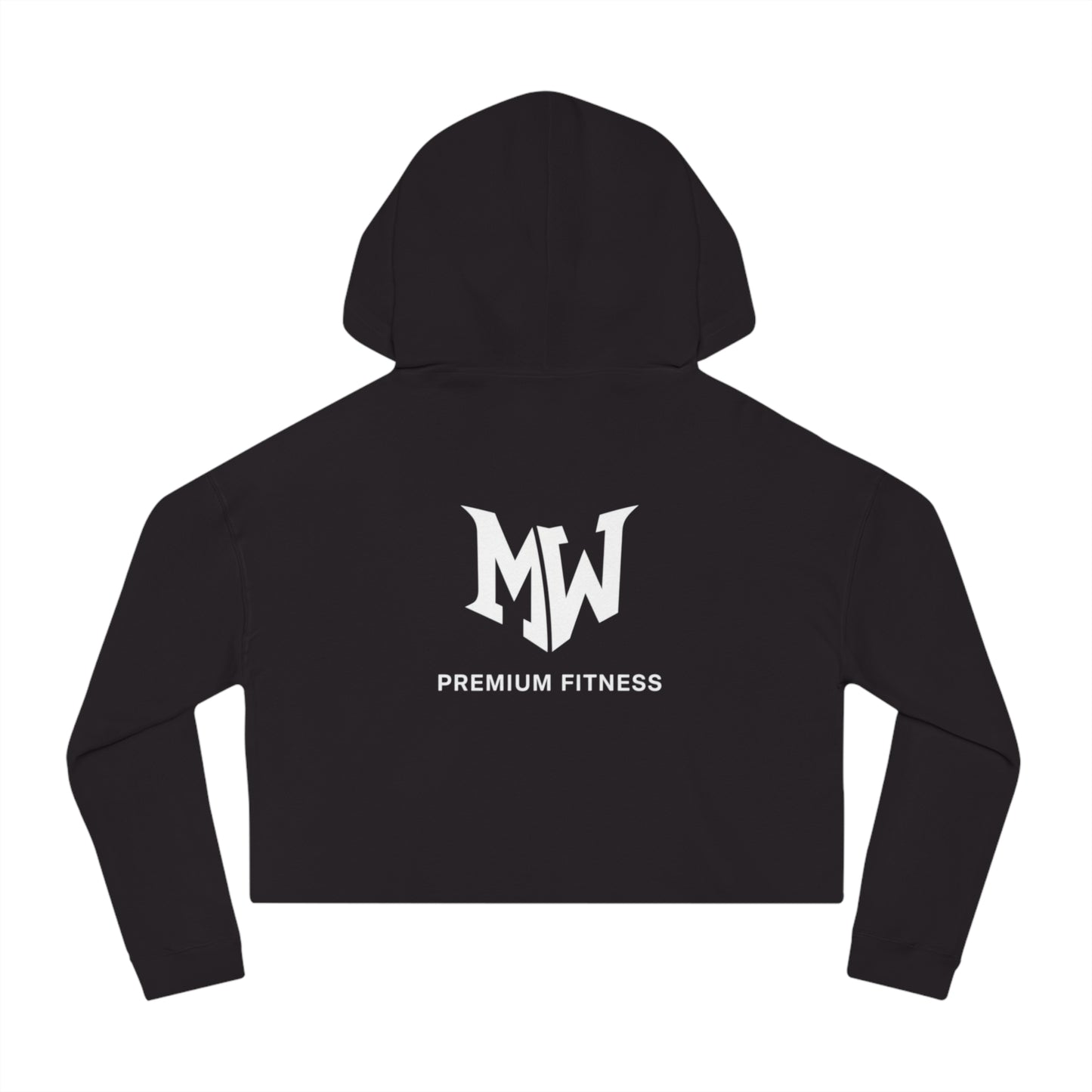 Girly But Gritty Cropped Hoodie â€” Womenâ€™s Cropped Hooded Sweatshirt