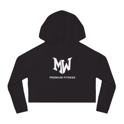 Girly But Gritty Cropped Hoodie â€” Womenâ€™s Cropped Hooded Sweatshirt
