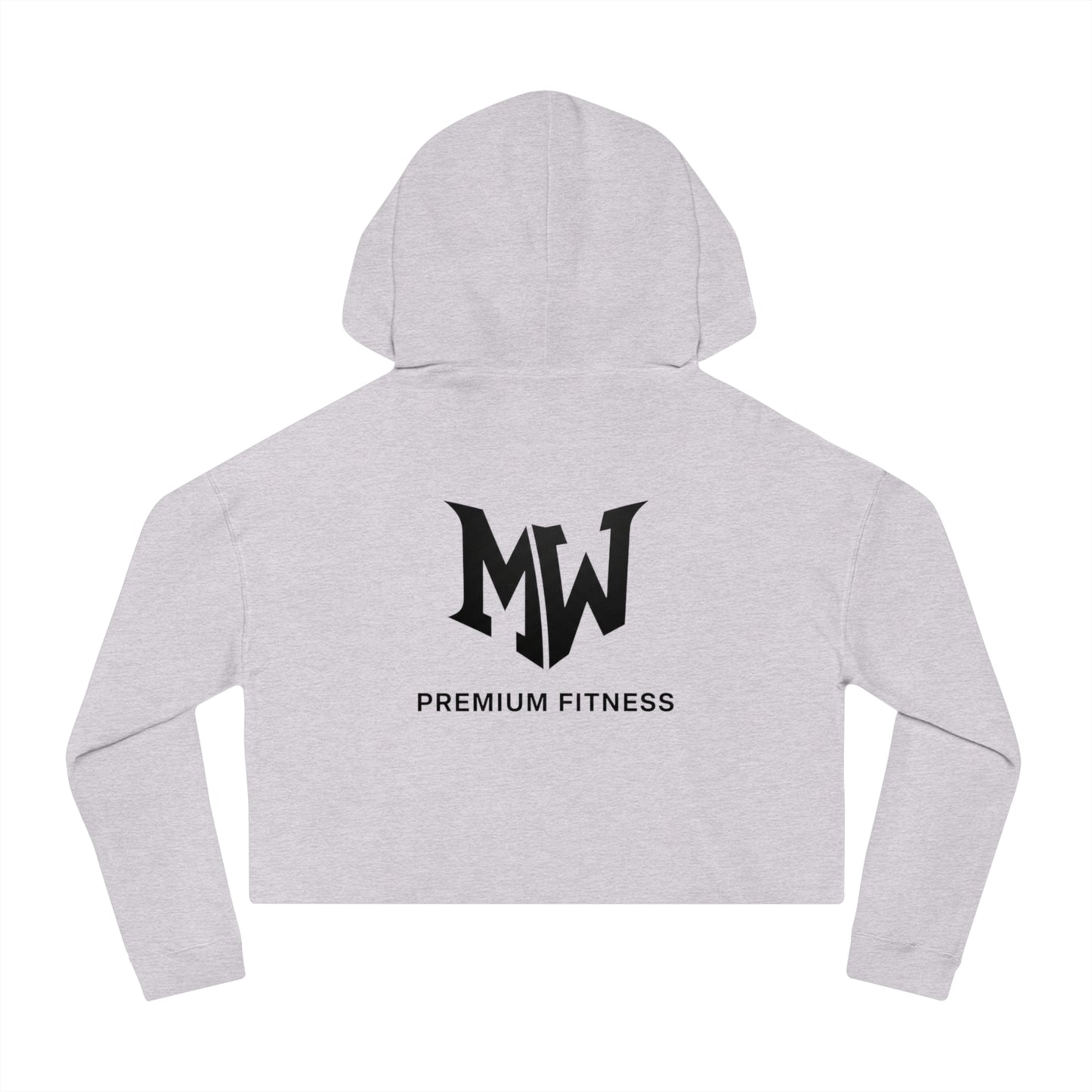 Girly But Gritty Cropped Hoodie â€” Womenâ€™s Cropped Hooded Sweatshirt