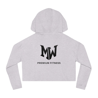 Girly But Gritty Cropped Hoodie â€” Womenâ€™s Cropped Hooded Sweatshirt