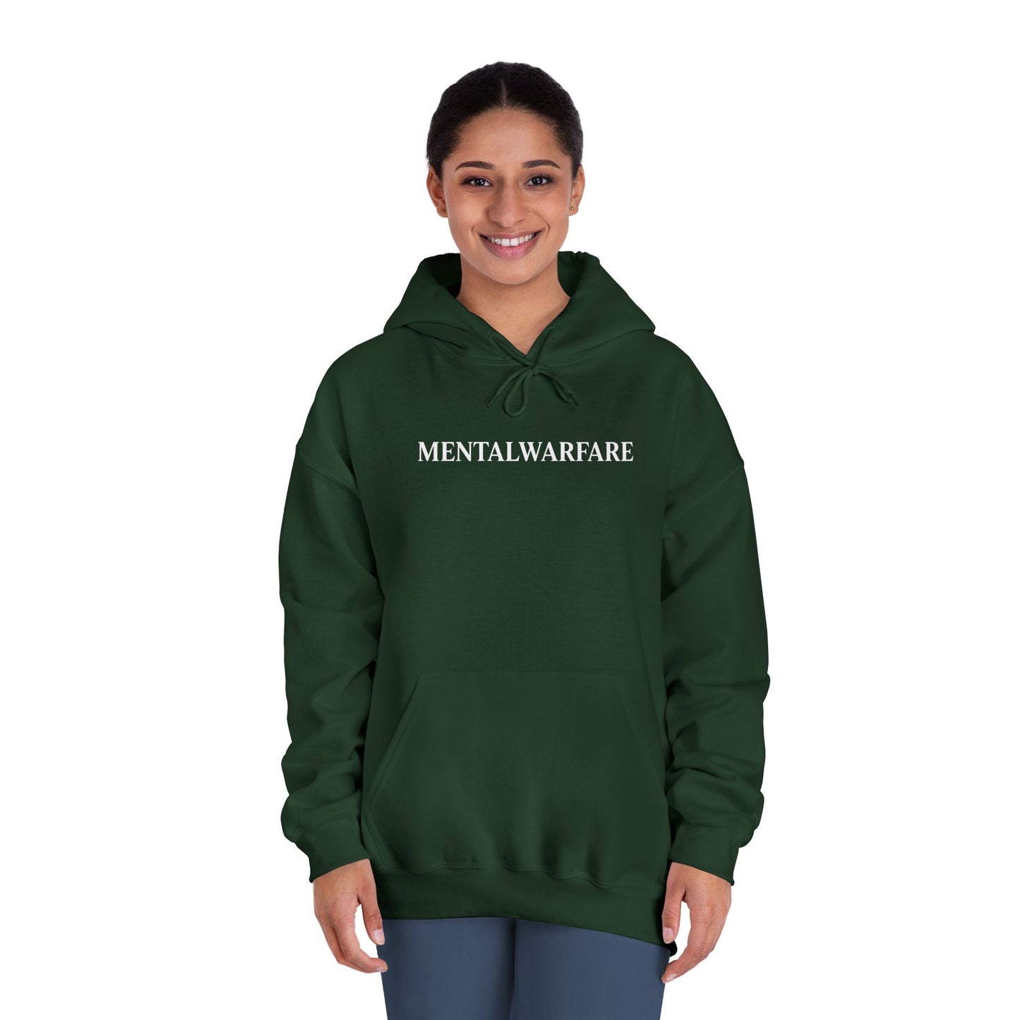 Mental Warfare Hoodie â€” "MENTALWARFARE" Front & MW Premium Fitness Back