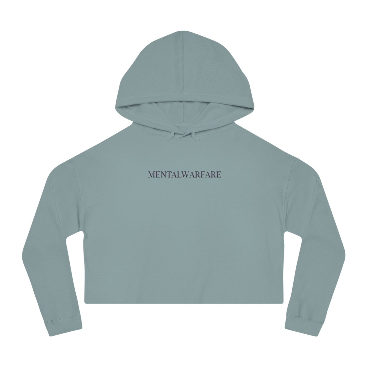 Girly But Gritty Cropped Hoodie â€” Womenâ€™s Cropped Hooded Sweatshirt