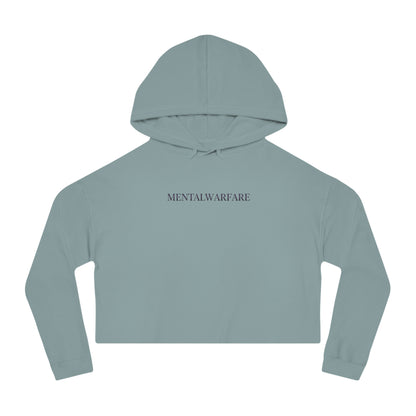 Girly But Gritty Cropped Hoodie â€” Womenâ€™s Cropped Hooded Sweatshirt