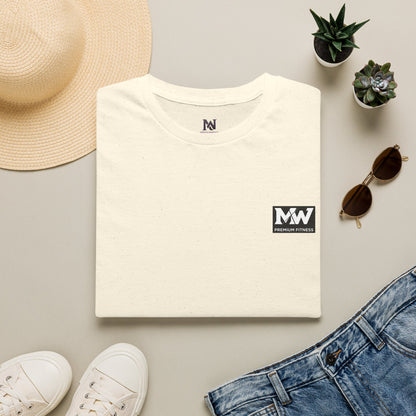 MW Minimal Logo T-Shirt — Small Chest Patch Graphic Tee
