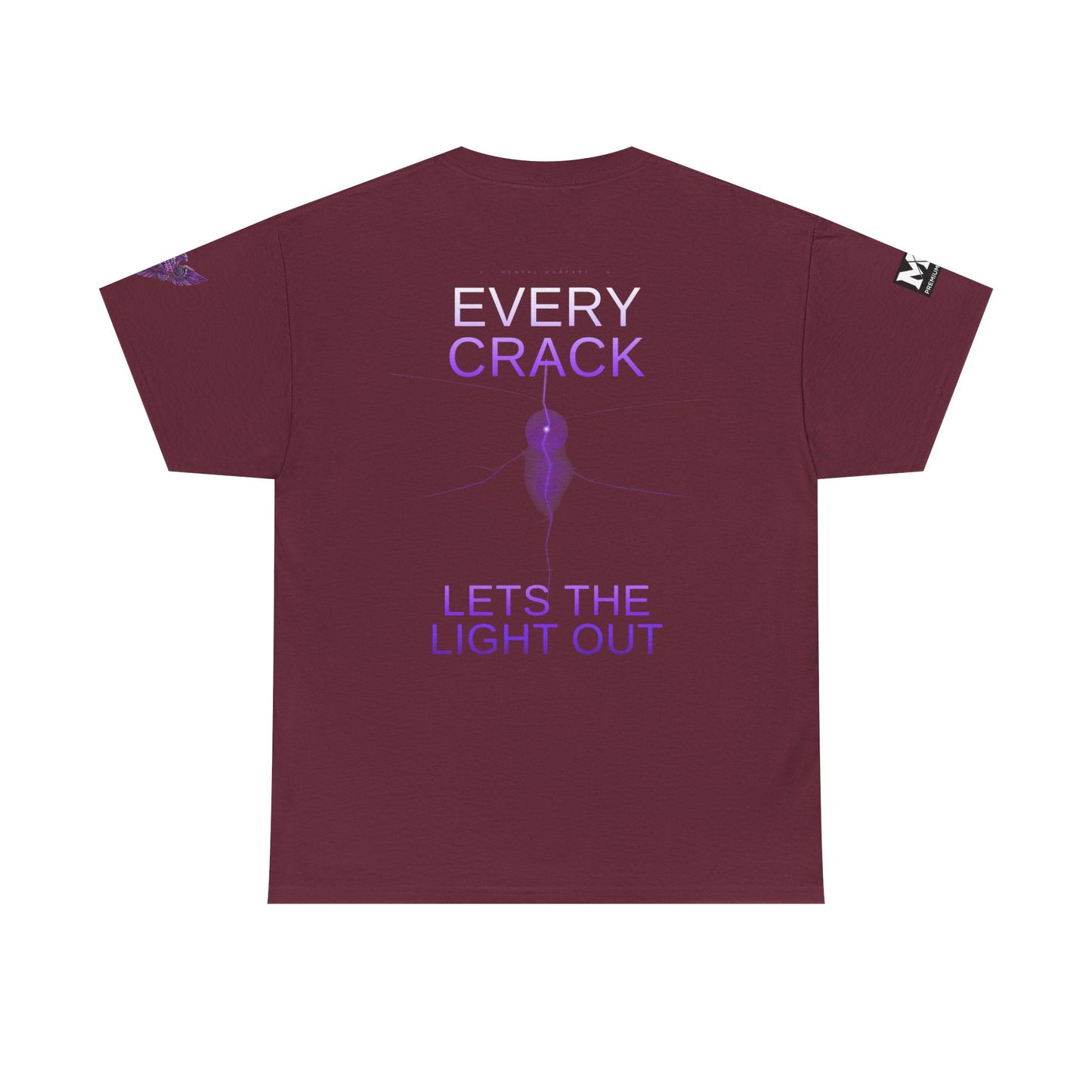 Discipline Equals Freedom Panther Tee — "Every Crack Lets the Light Out" Motivational Graphic T-Shirt