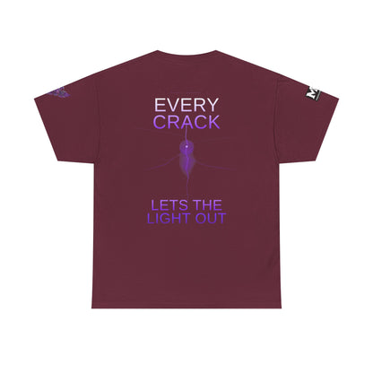 Discipline Equals Freedom Panther Tee — "Every Crack Lets the Light Out" Motivational Graphic T-Shirt