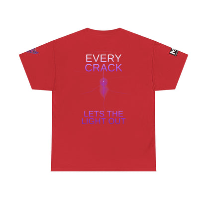 Discipline Equals Freedom Panther Tee — "Every Crack Lets the Light Out" Motivational Graphic T-Shirt