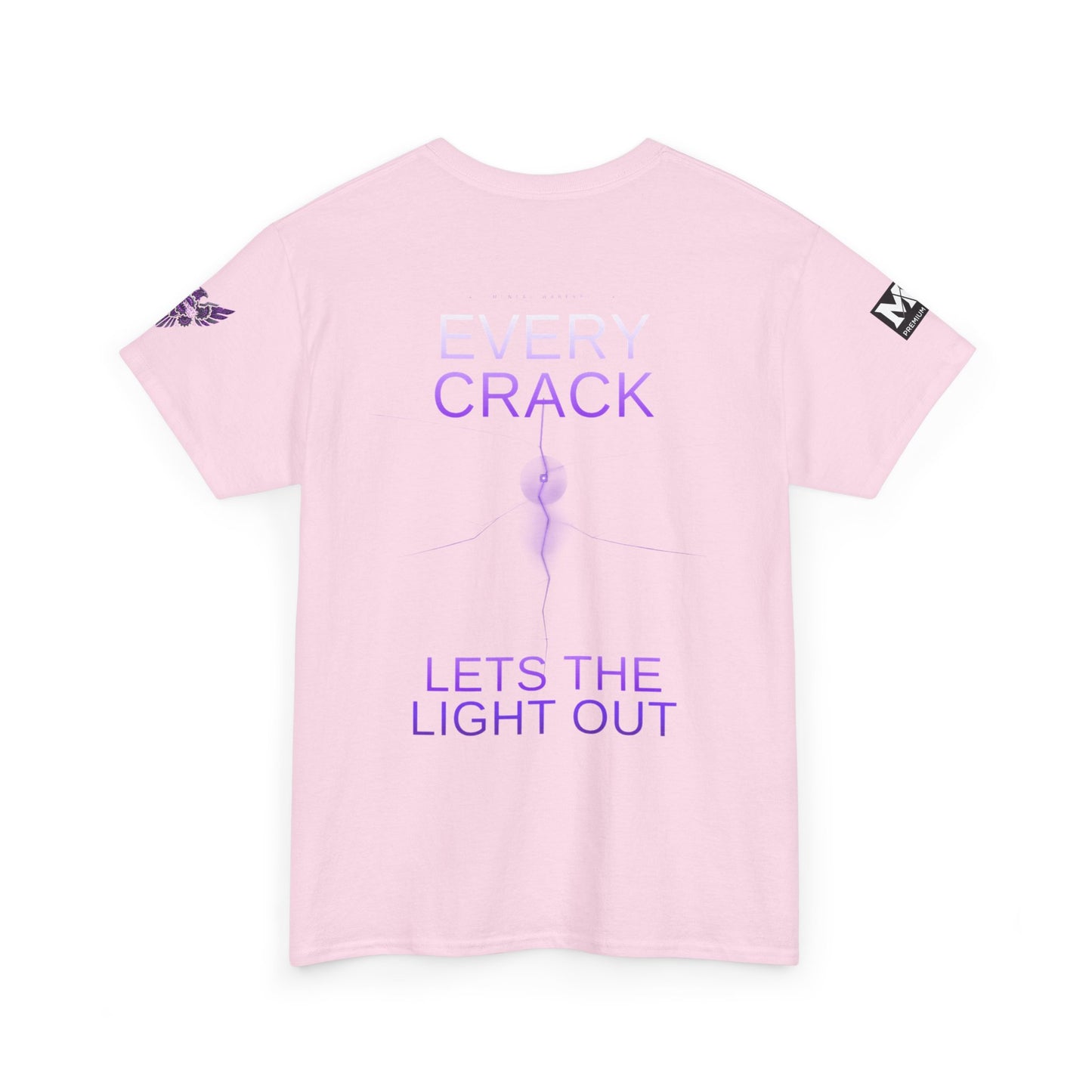 Discipline Equals Freedom Panther Tee — "Every Crack Lets the Light Out" Motivational Graphic T-Shirt