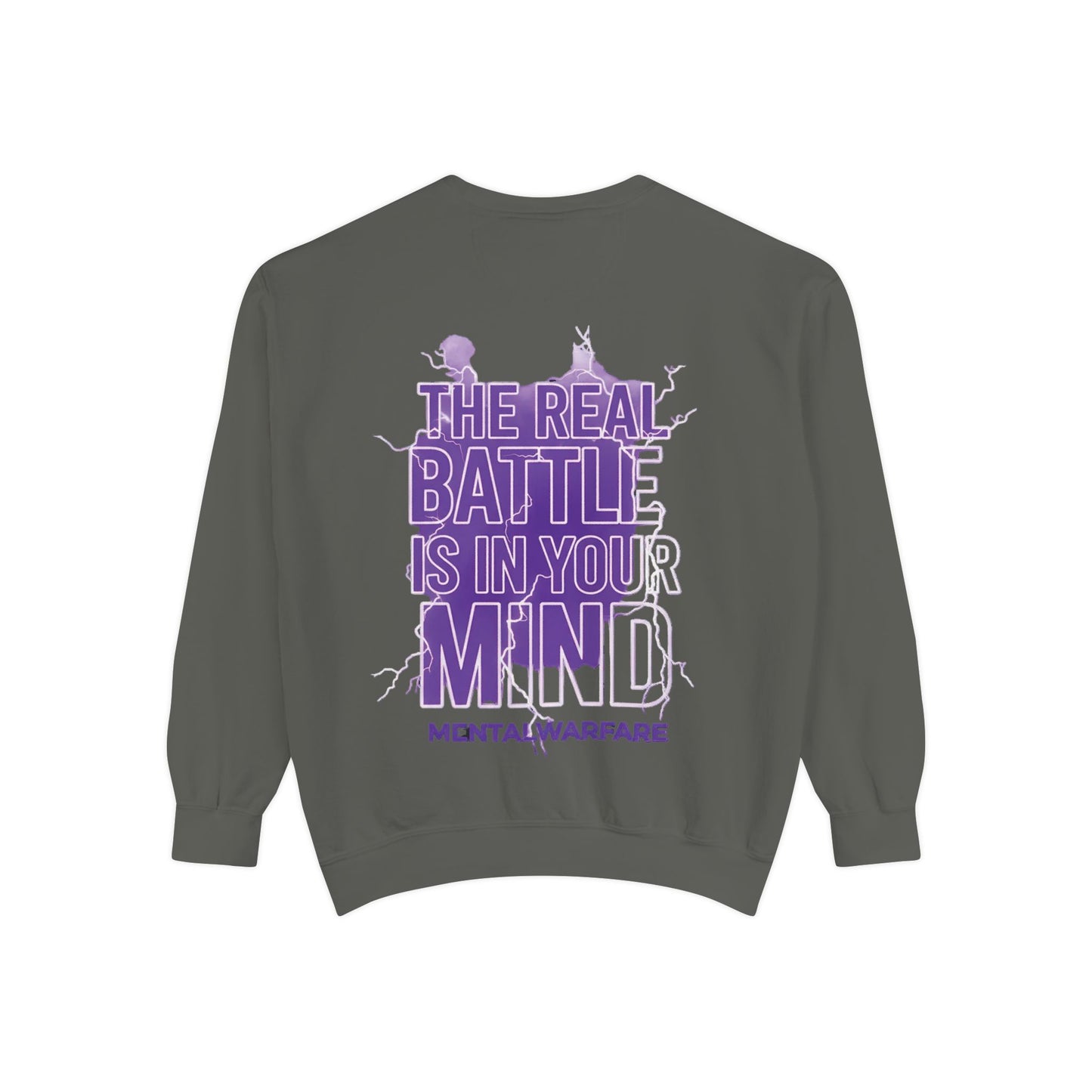 MentalWarfare Sweatshirt — “The Real Battle Is In Your Mind” Pullover