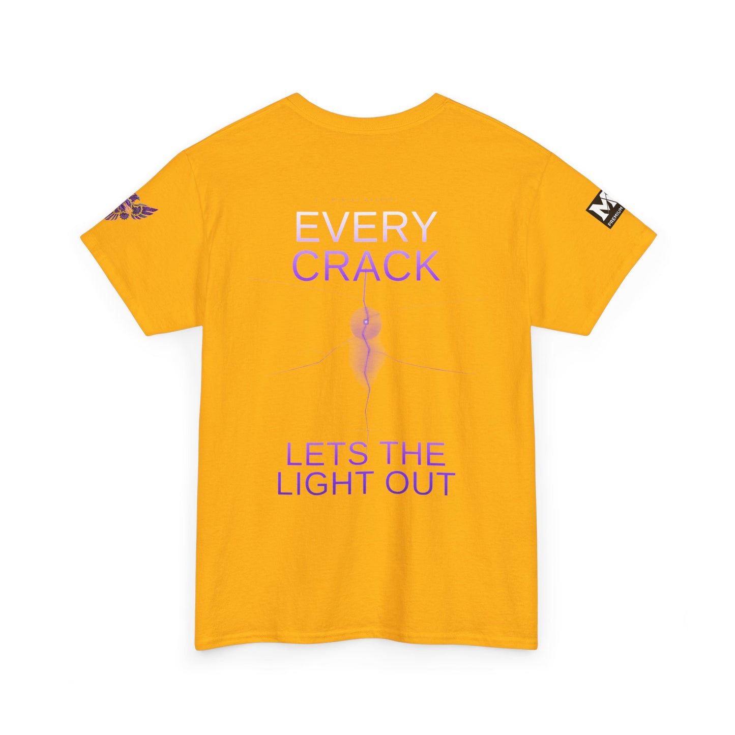 Discipline Equals Freedom Panther Tee — "Every Crack Lets the Light Out" Motivational Graphic T-Shirt