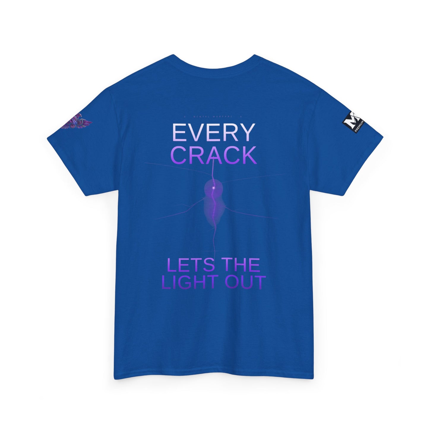 Discipline Equals Freedom Panther Tee — "Every Crack Lets the Light Out" Motivational Graphic T-Shirt