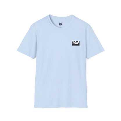 MW Minimal Logo T-Shirt — Small Chest Patch Graphic Tee