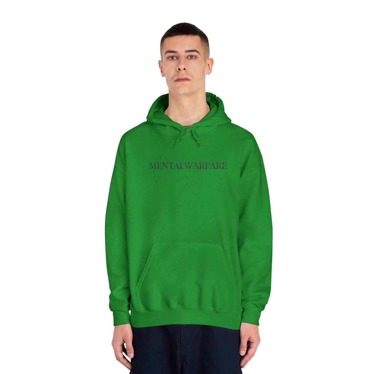 Mental Warfare Hoodie â€” "MENTALWARFARE" Front & MW Premium Fitness Back