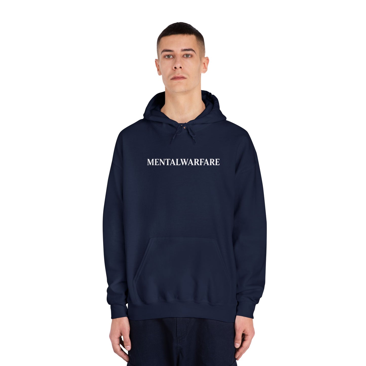 Mental Warfare Hoodie â€” "MENTALWARFARE" Front & MW Premium Fitness Back