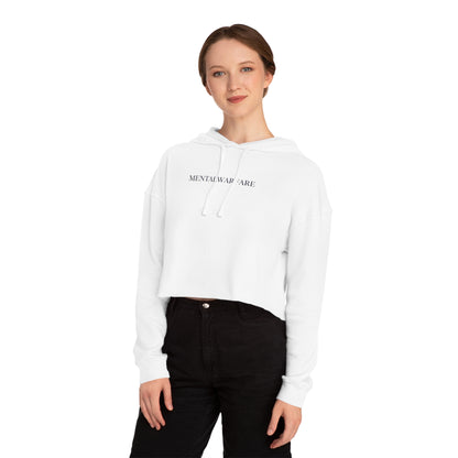Girly But Gritty Cropped Hoodie â€” Womenâ€™s Cropped Hooded Sweatshirt