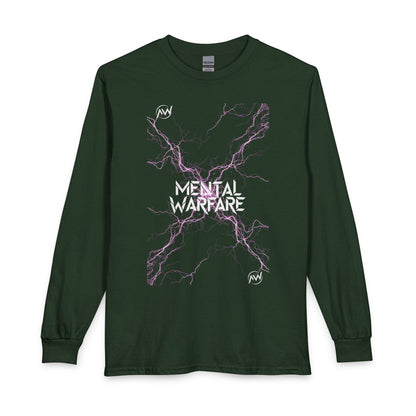 Mental Warfare Long Sleeve Tee â€” "Wired & Ready" Graphic Shirt