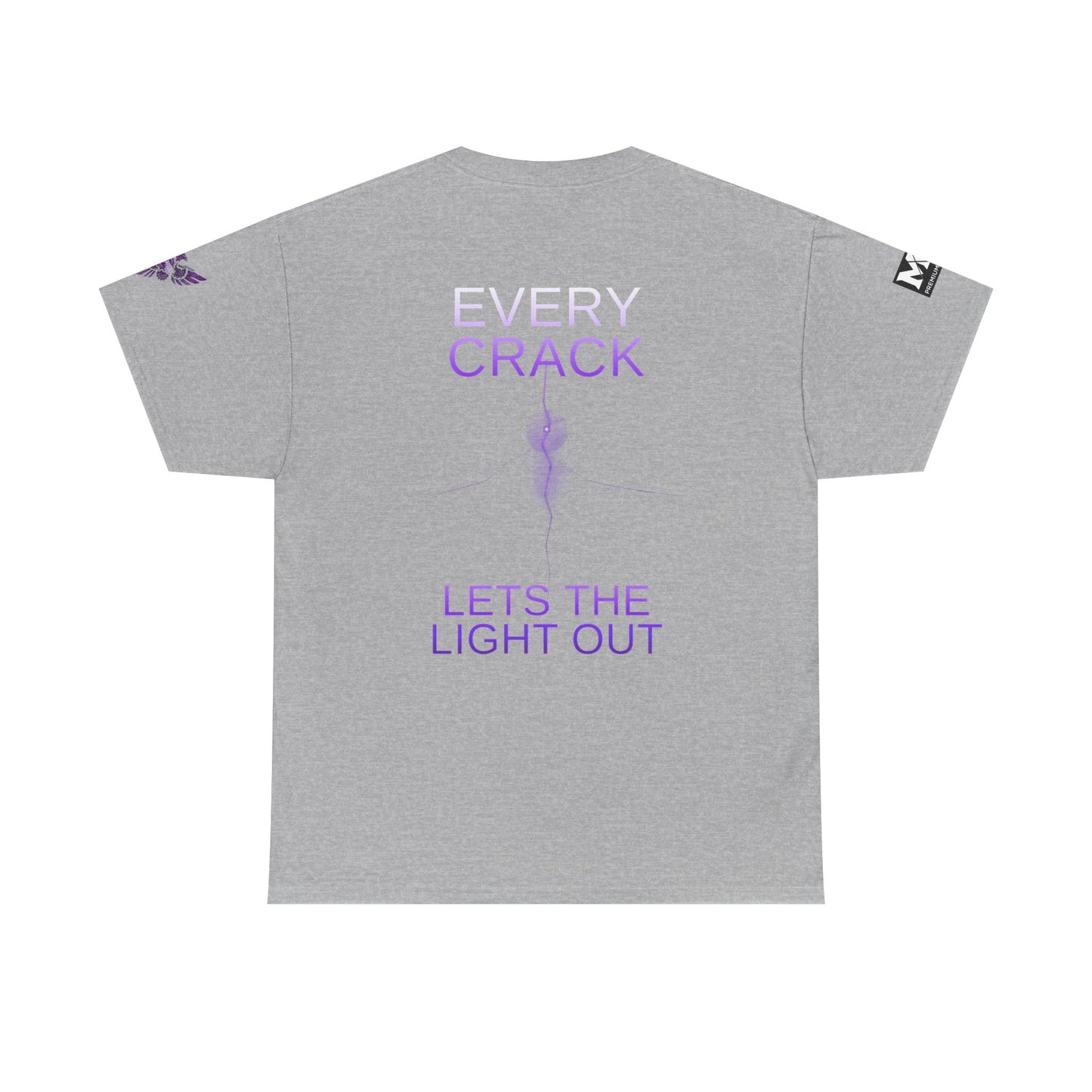 Discipline Equals Freedom Panther Tee — "Every Crack Lets the Light Out" Motivational Graphic T-Shirt