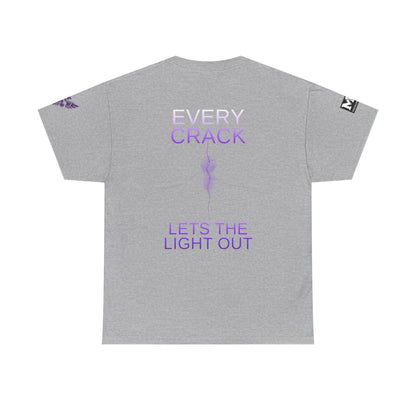 Discipline Equals Freedom Panther Tee — "Every Crack Lets the Light Out" Motivational Graphic T-Shirt