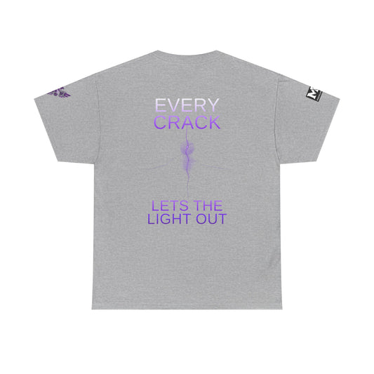 Discipline Equals Freedom Panther Tee — "Every Crack Lets the Light Out" Motivational Graphic T-Shirt
