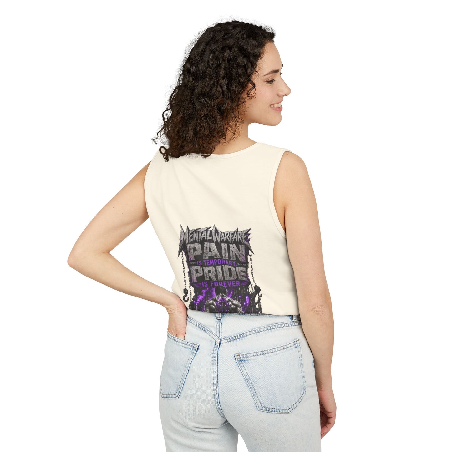 Mental Warfare Graphic Tank Top — "Pain Is Temporary, Pride Is Forever" Athletic Muscle Tee