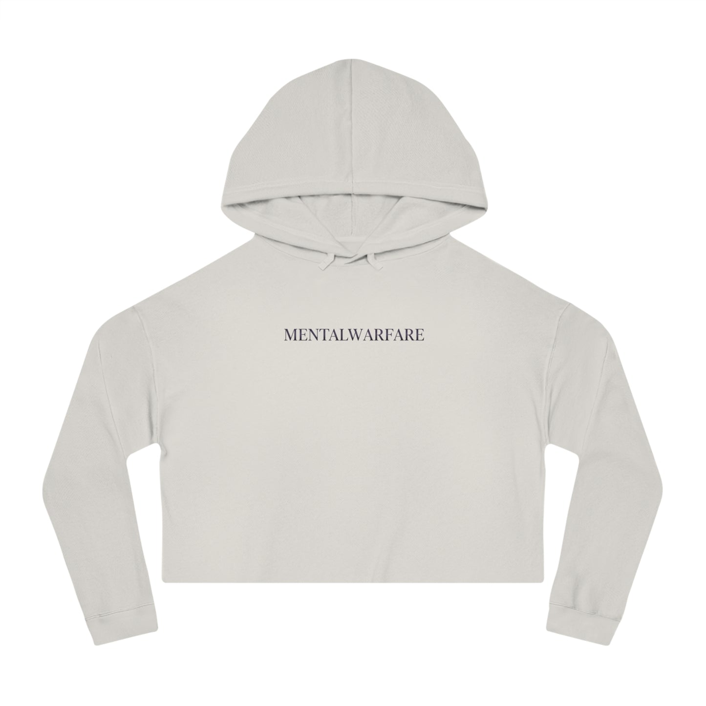 Girly But Gritty Cropped Hoodie â€” Womenâ€™s Cropped Hooded Sweatshirt