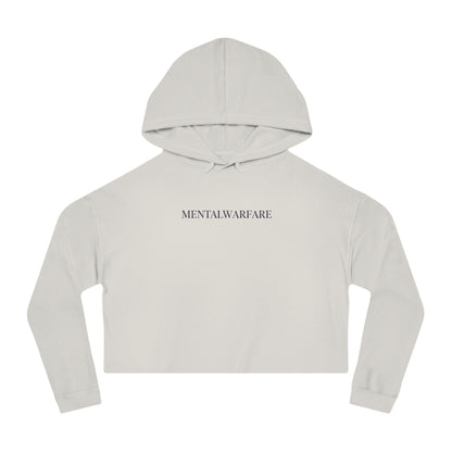 Girly But Gritty Cropped Hoodie â€” Womenâ€™s Cropped Hooded Sweatshirt