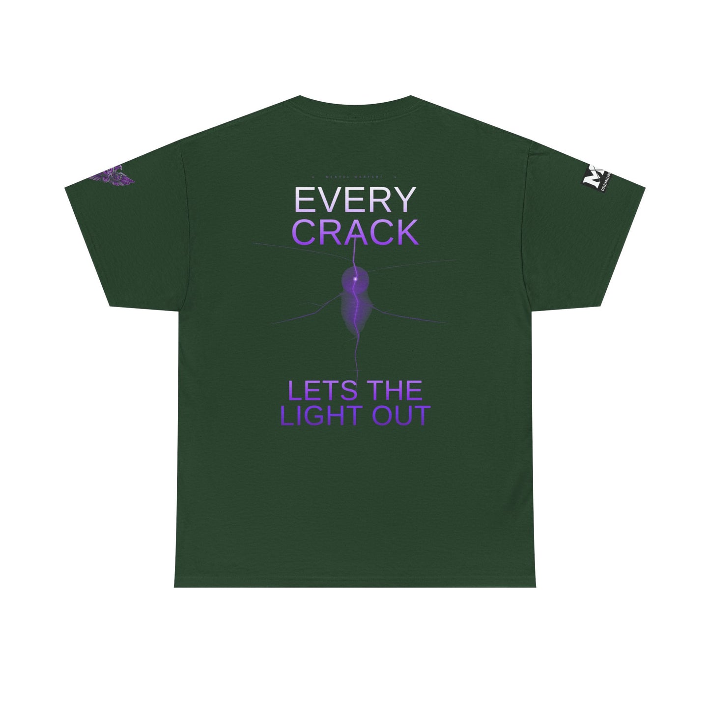 Discipline Equals Freedom Panther Tee — "Every Crack Lets the Light Out" Motivational Graphic T-Shirt