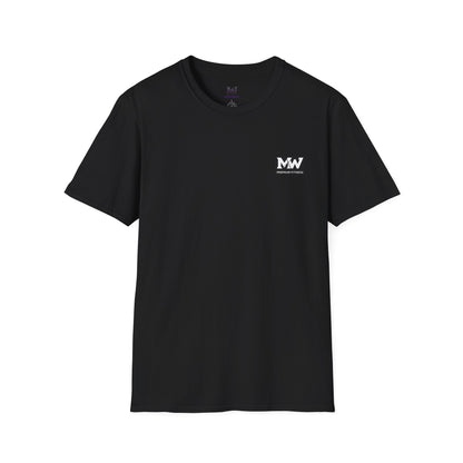 MW Minimal Logo T-Shirt — Small Chest Patch Graphic Tee