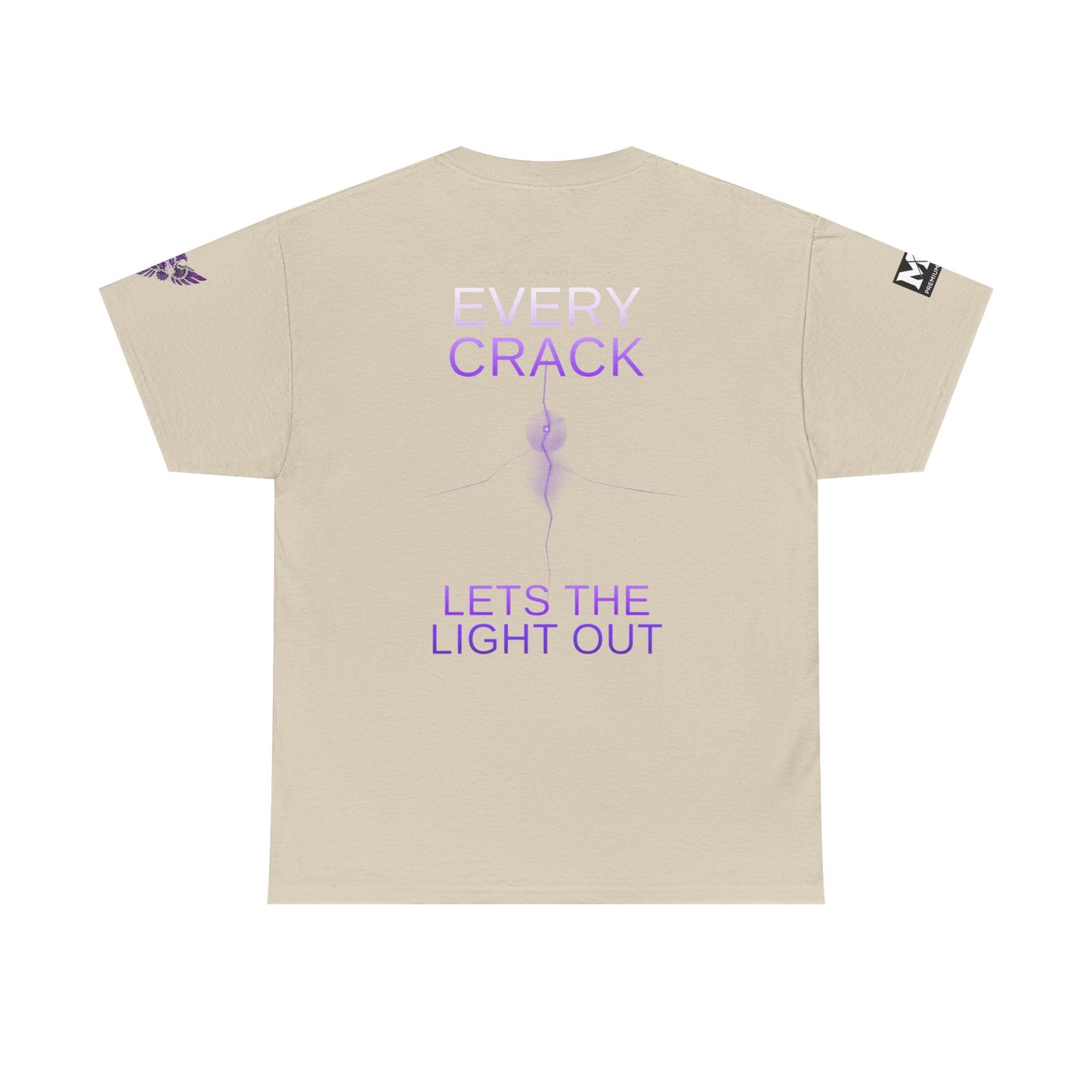 Discipline Equals Freedom Panther Tee — "Every Crack Lets the Light Out" Motivational Graphic T-Shirt