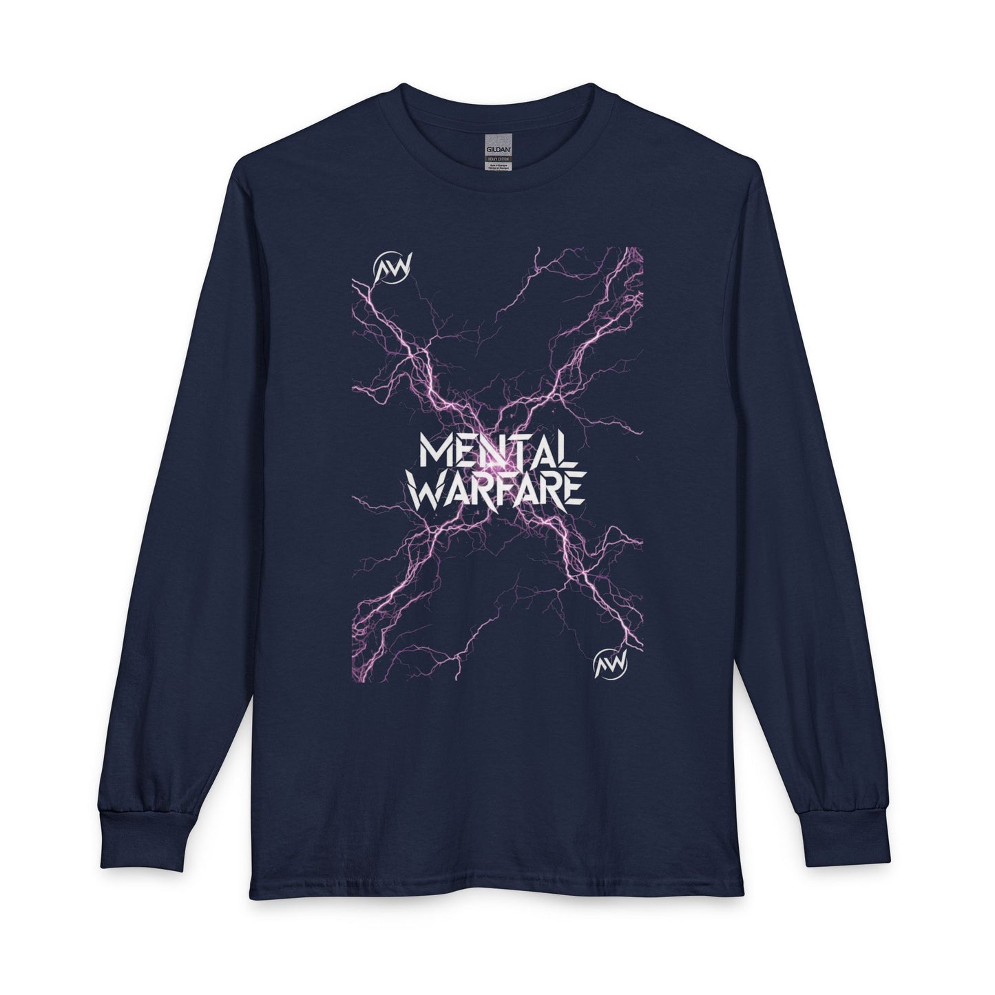 Mental Warfare Long Sleeve Tee â€” "Wired & Ready" Graphic Shirt