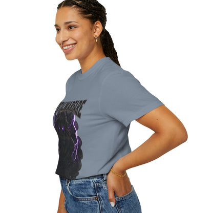 Mental Warfare T-Shirt — Lion Graphic with “The Battlefield Is In Your Mind. Conquer It.” Back