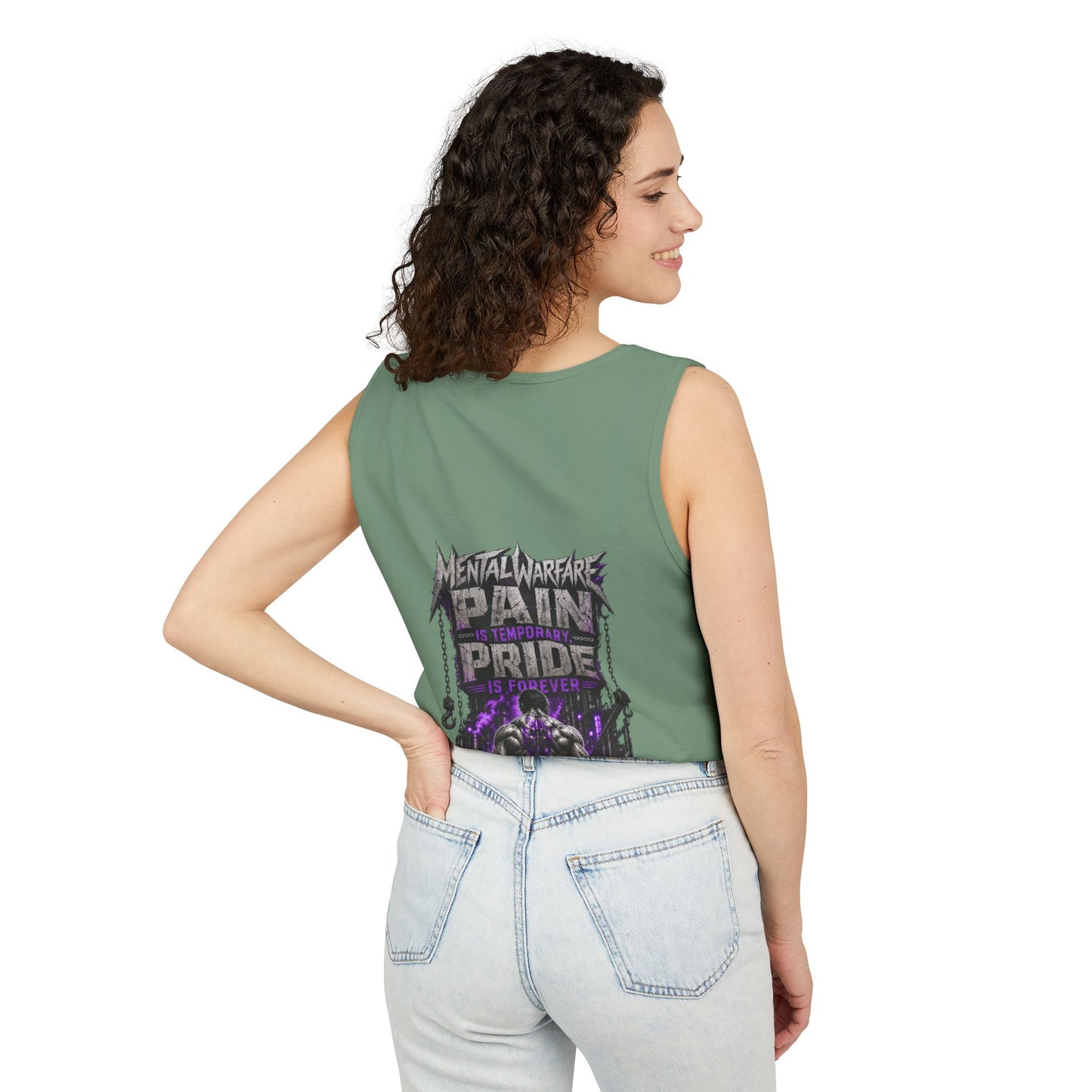 Mental Warfare Graphic Tank Top — "Pain Is Temporary, Pride Is Forever" Athletic Muscle Tee