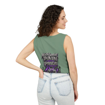 Mental Warfare Graphic Tank Top — "Pain Is Temporary, Pride Is Forever" Athletic Muscle Tee
