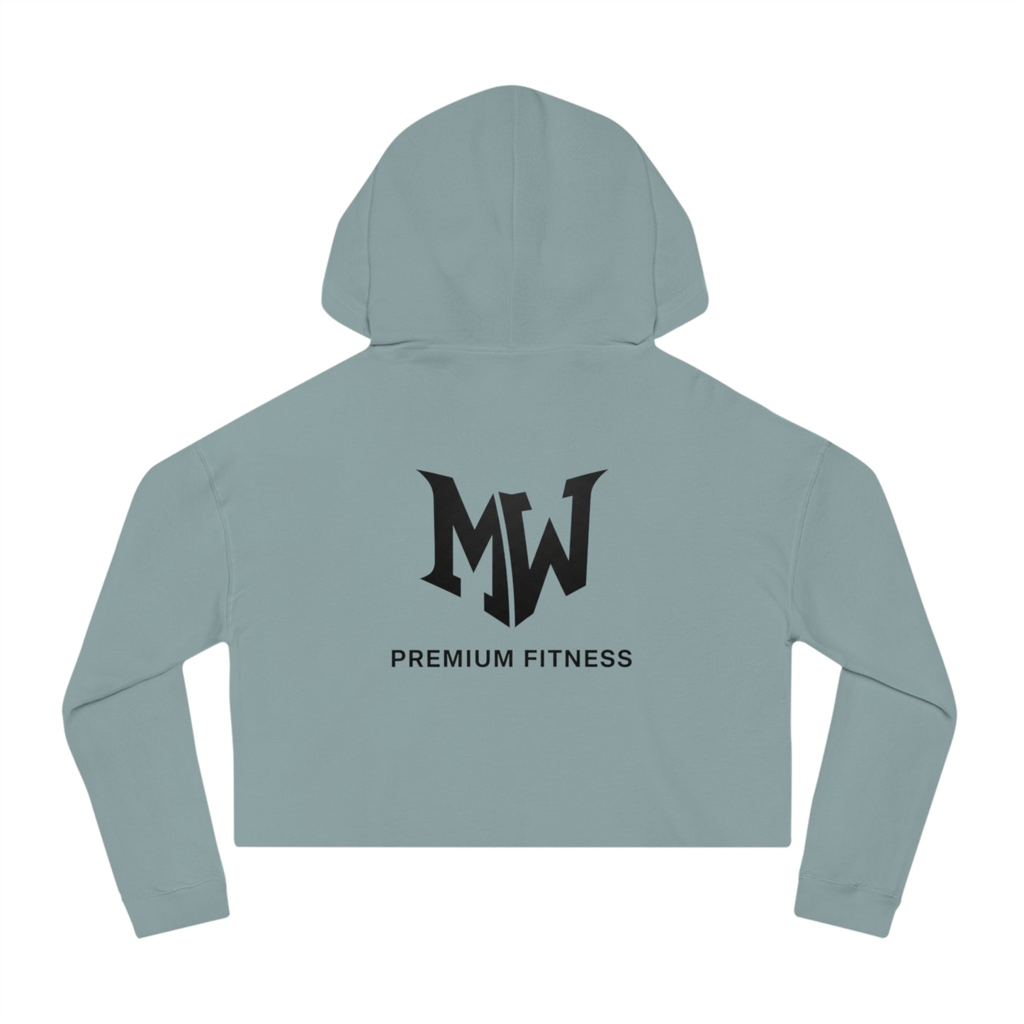 Girly But Gritty Cropped Hoodie â€” Womenâ€™s Cropped Hooded Sweatshirt